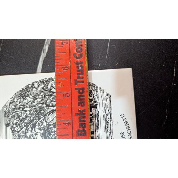 Set Of 5 Collectible Ceramic Tiles Pittsfield Dalton MA Historic Landmarks 1980s - Picture 7 of 7